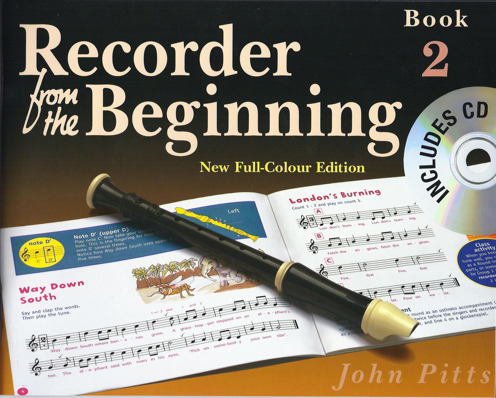 John Pitts: Recorder From The Beginning: Pupil's Book 2 & CD: Descant Recorder: