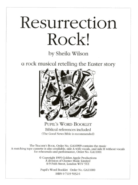 Sheila Wilson: Resurrection Rock!: Piano  Vocal  Guitar: Classroom Musical