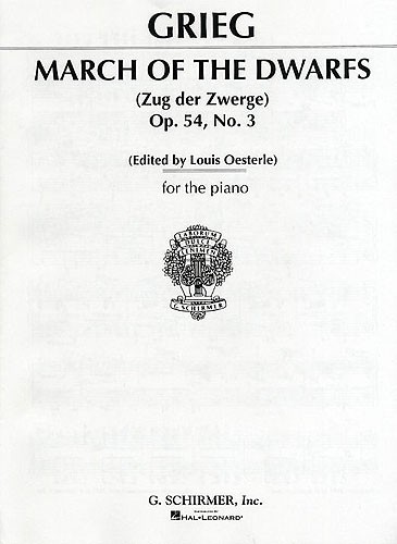 Edvard Grieg: March of the Dwarfs: Piano: Instrumental Work