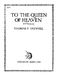 Thomas Dunhill: To The Queen Of Heaven: Voice: Vocal Score