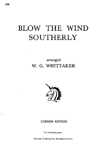 Blow The Wind Southerly: Voice: Vocal Work