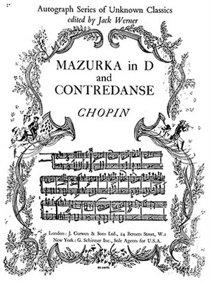 Frédéric Chopin: Mazurka In D and Contredanse: Piano: Score