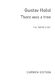 Gustav Holst: There Was A Tree: SATB: Vocal Score