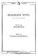 Thomas Pitfield: Marriage Song: SATB: Vocal Score