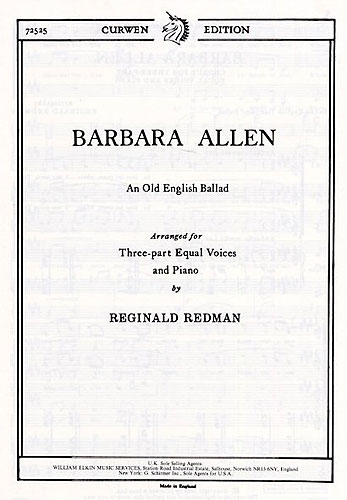 : Barbara Allen: SSA: Vocal Work
