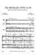 Eric Thiman: For The Beauty Of The Earth: SATB: Vocal Score