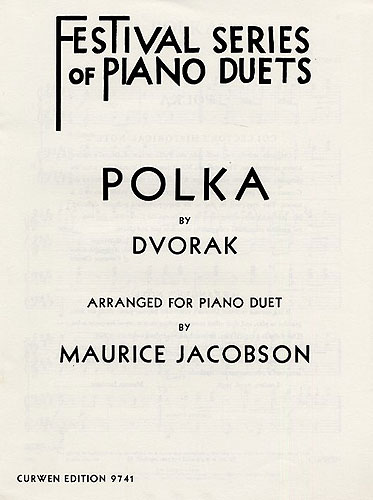 Antonín Dvo?ák: Polka: Piano Duet: Instrumental Work