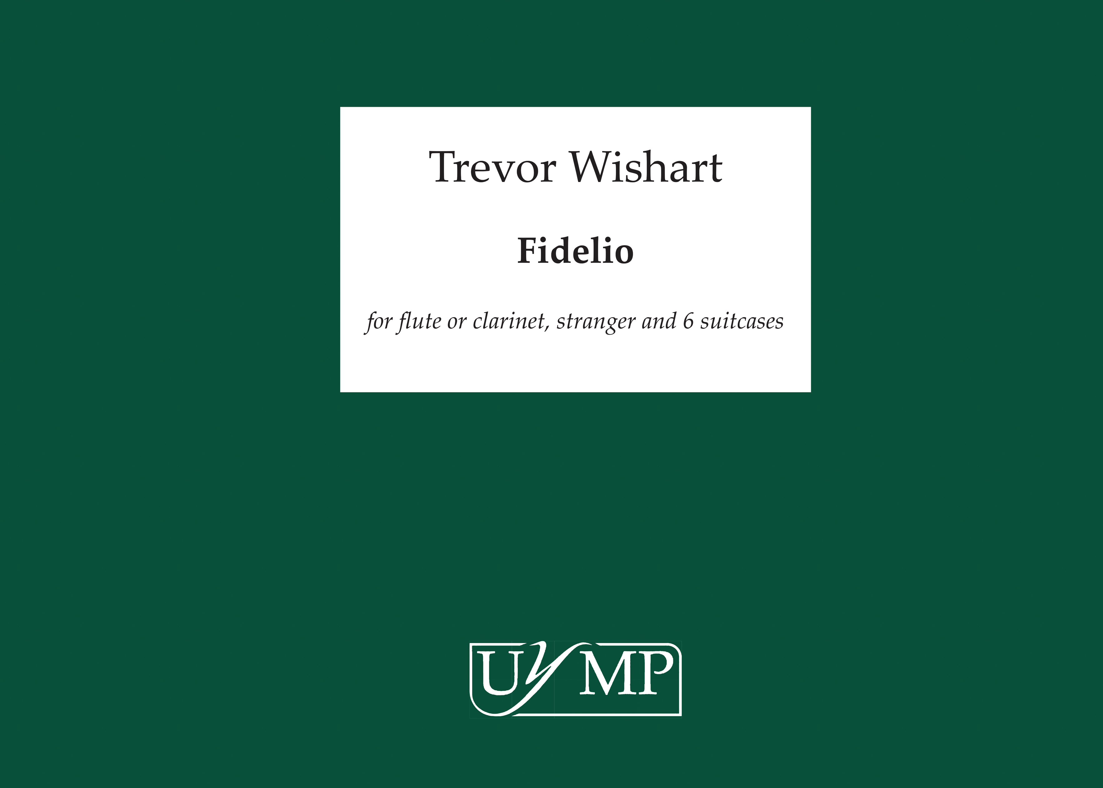 Trevor Wishart: Fidelio: Flute: Score