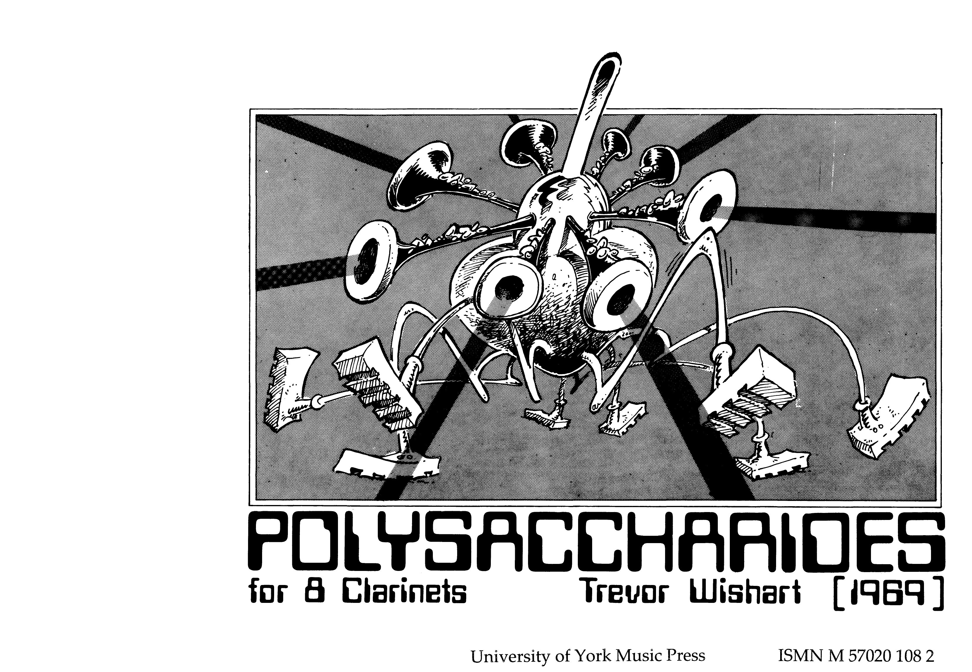 Trevor Wishart: Polysaccharides: Clarinet Ensemble: Score
