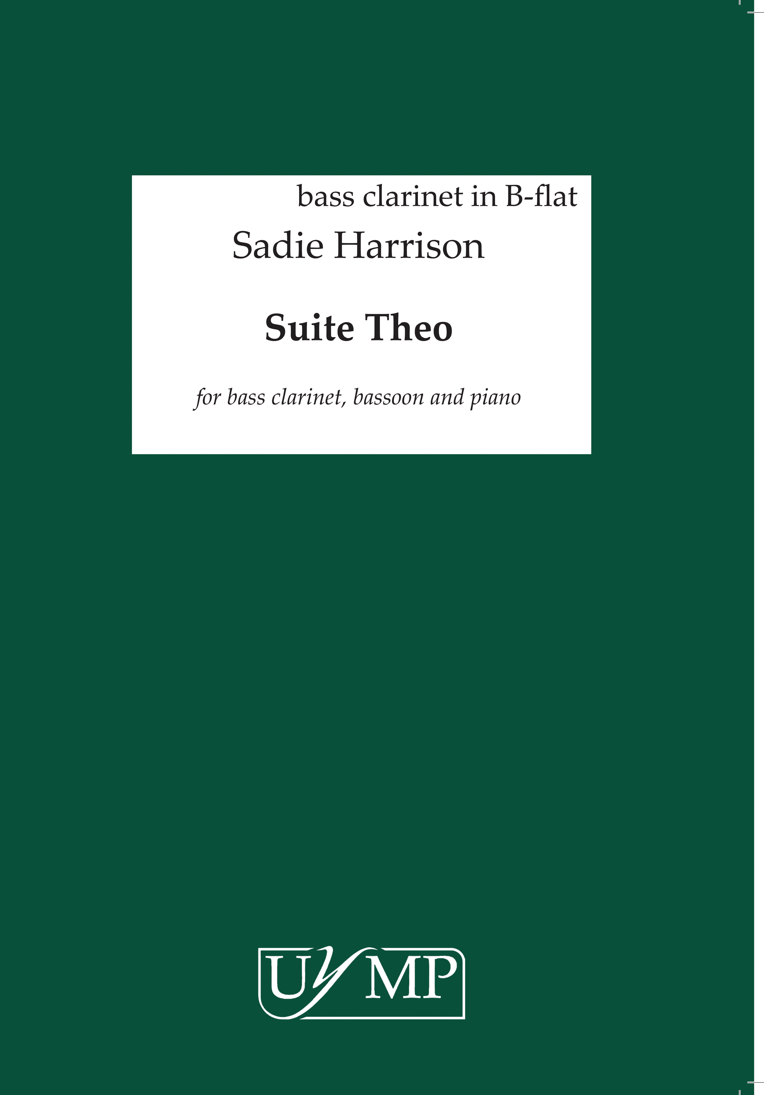 Sadie Harrison: Suite Theo: Mixed Trio: Score and Parts
