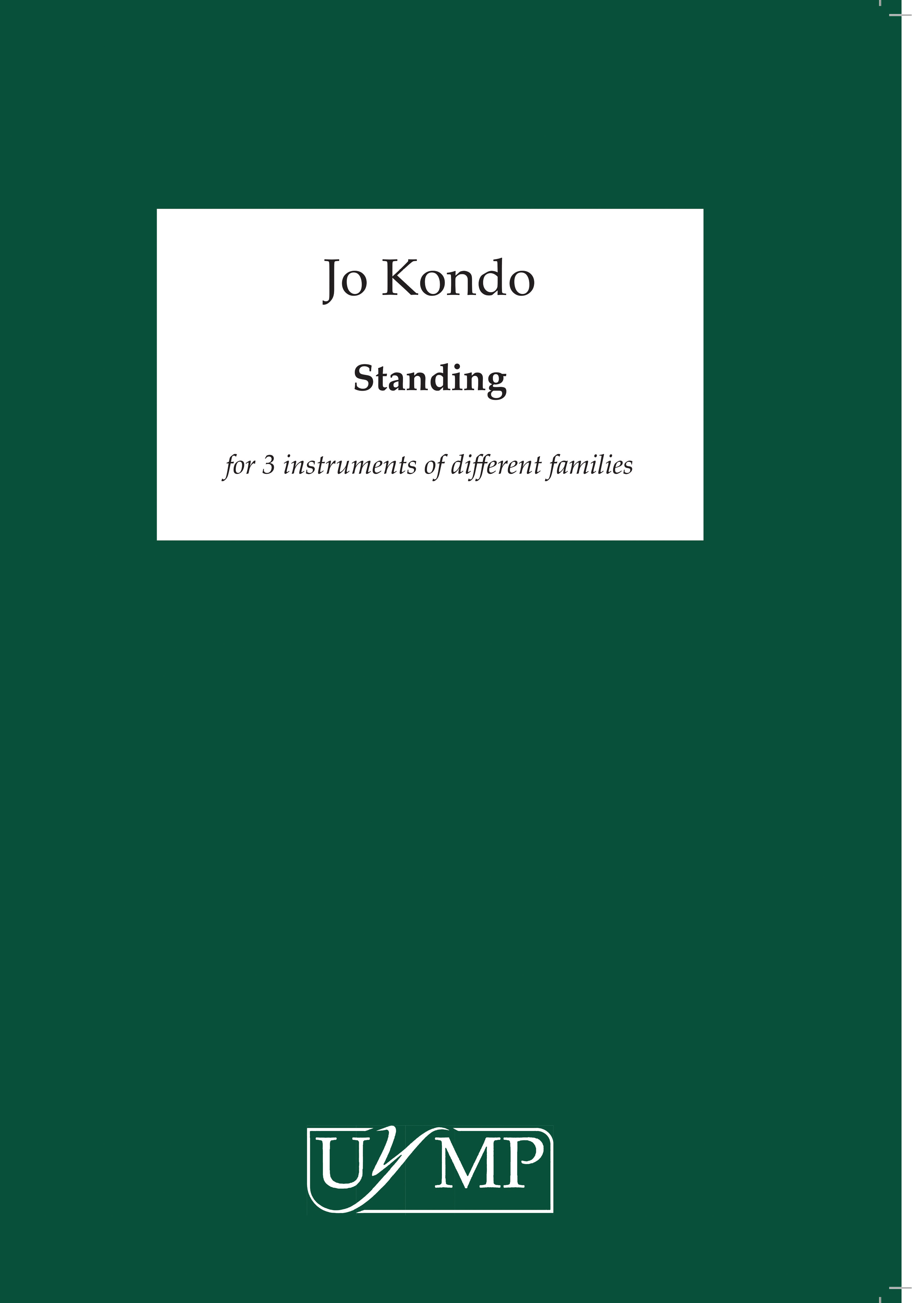 Jo Kondo: Standing: Ensemble: Score