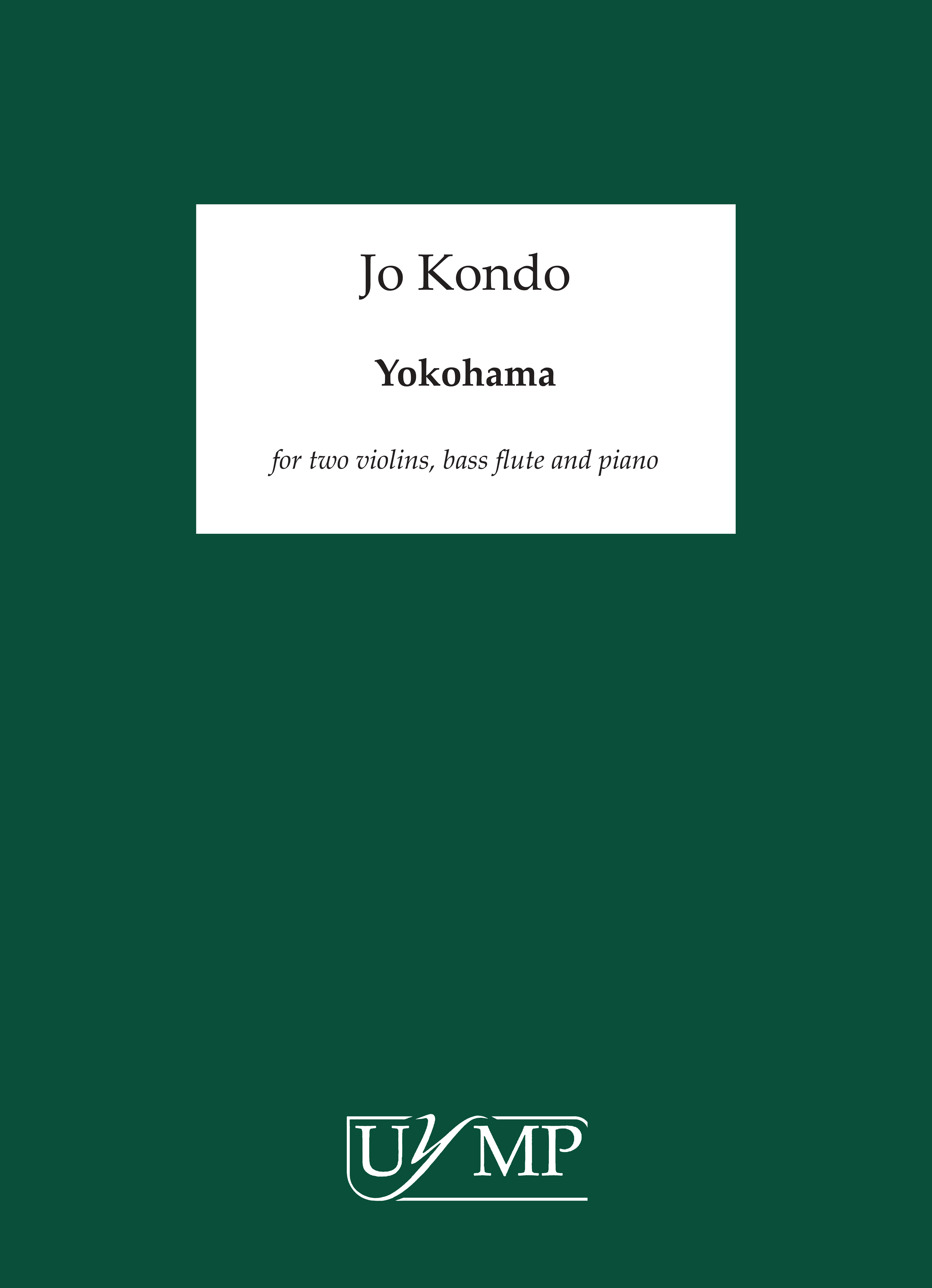 Jo Kondo: Yokohama: Chamber Ensemble: Score