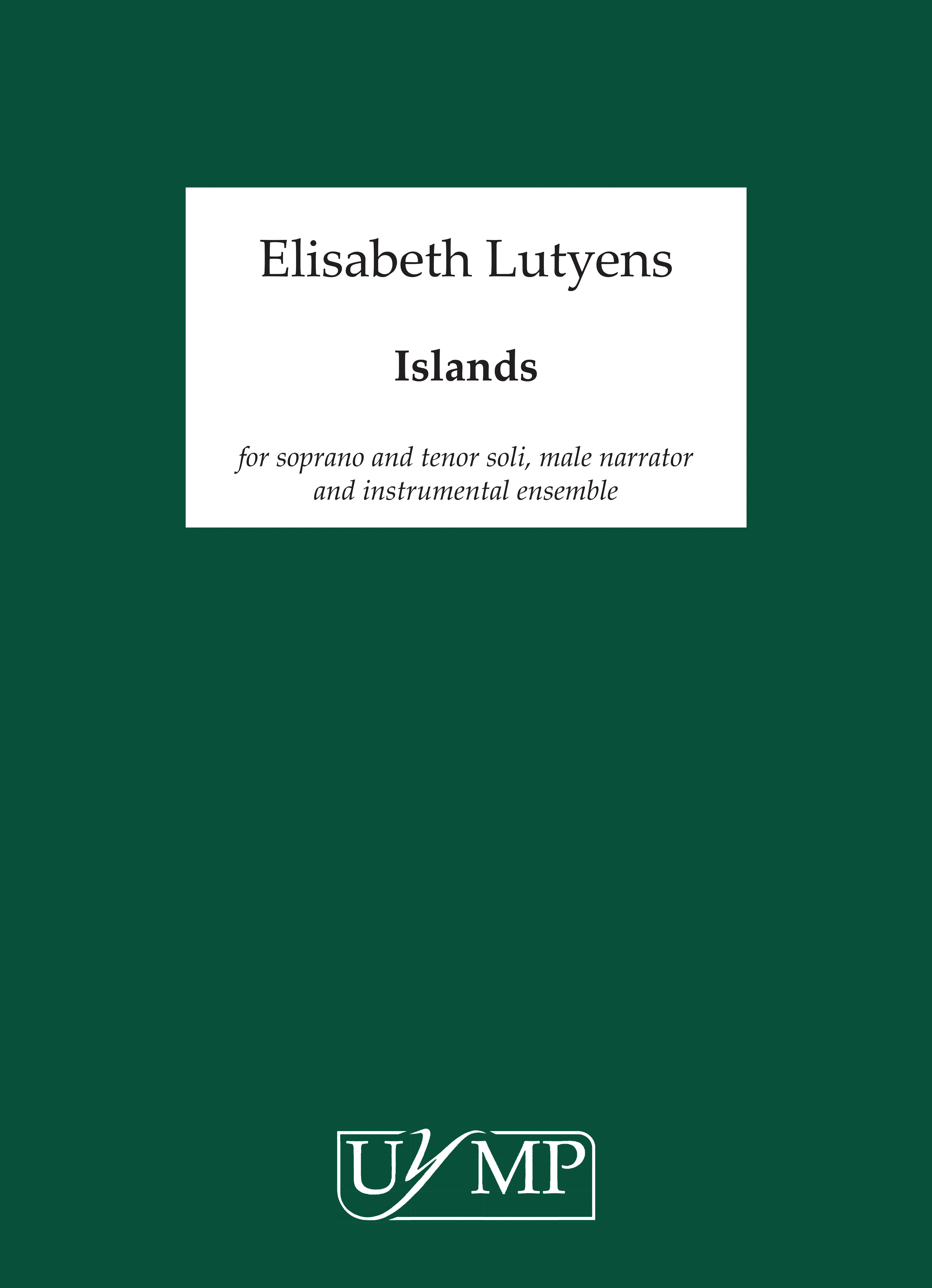Elisabeth Lutyens: Islands Op.80: Orchestra: Score