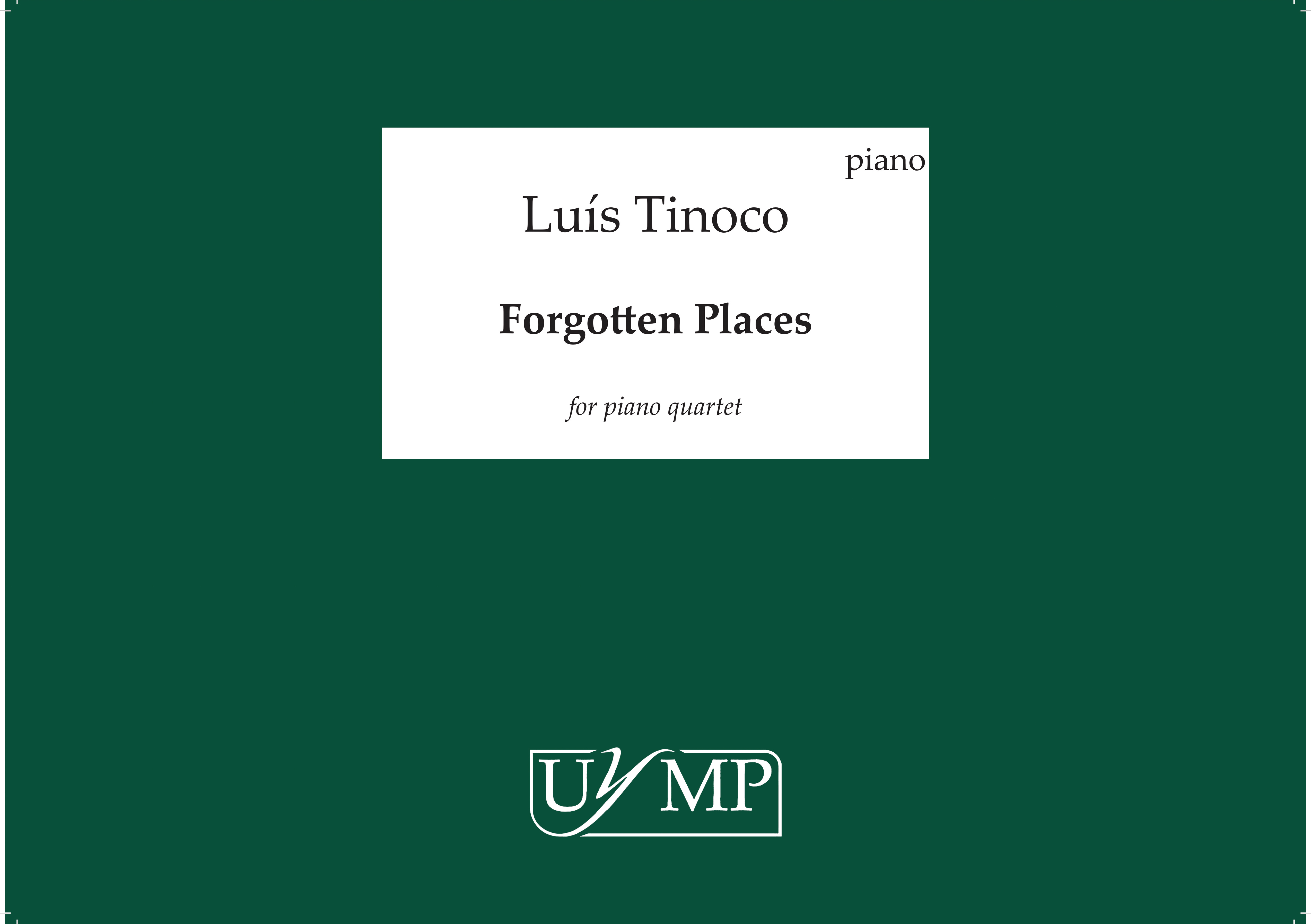 Luís Tinoco: Forgotten Places: Chamber Ensemble: Parts