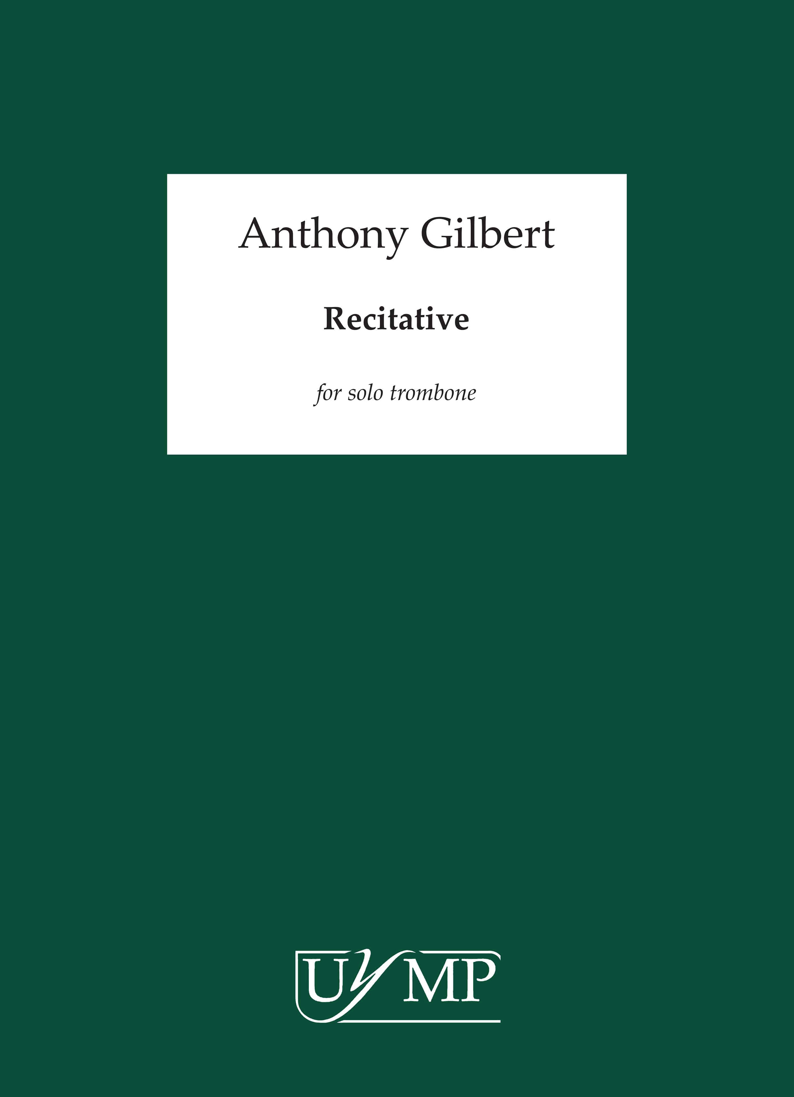 Anthony Gilbert: Recitative: Trombone: Instrumental Album