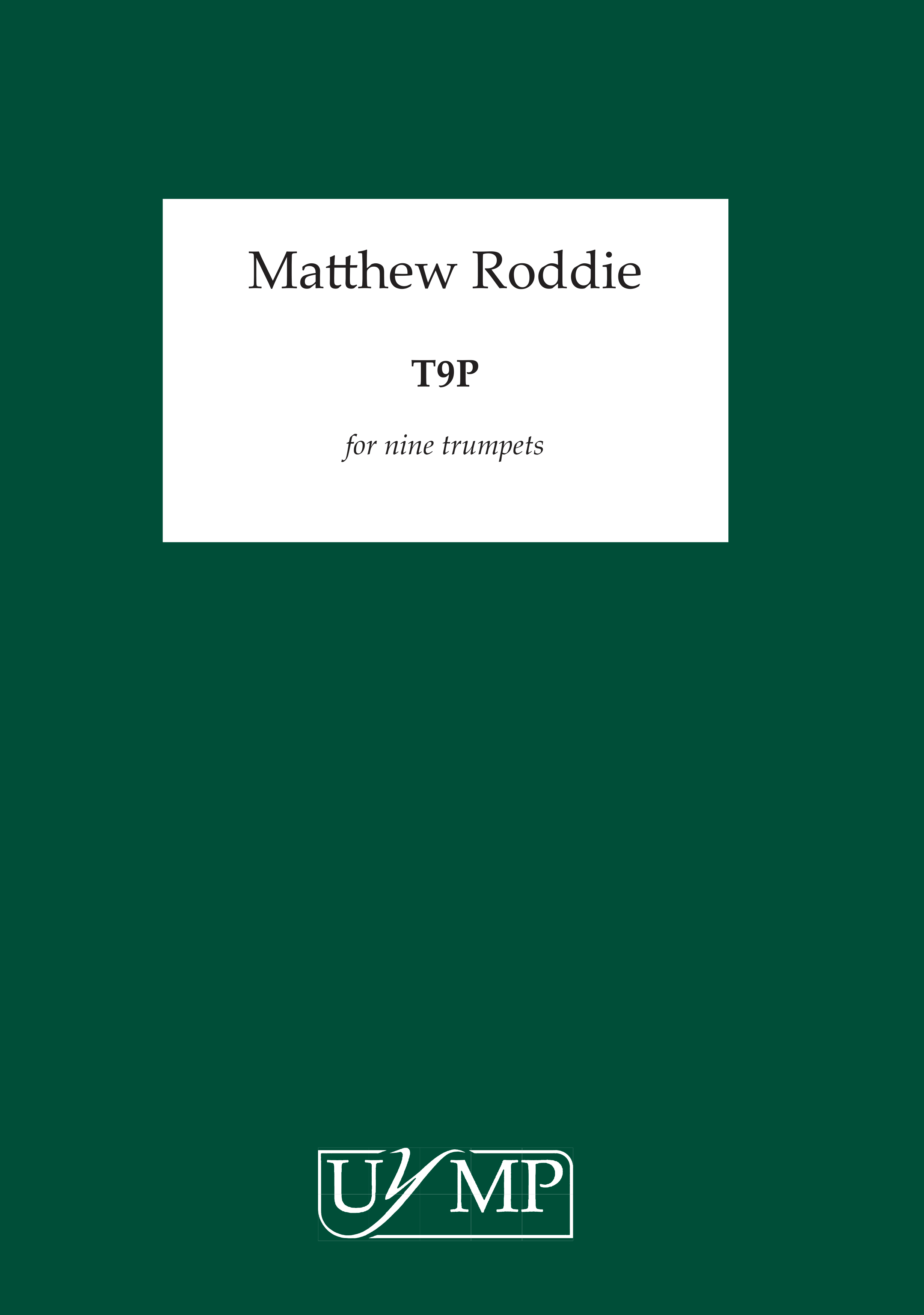 Matthew Roddie: T9P: Brass Ensemble: Score