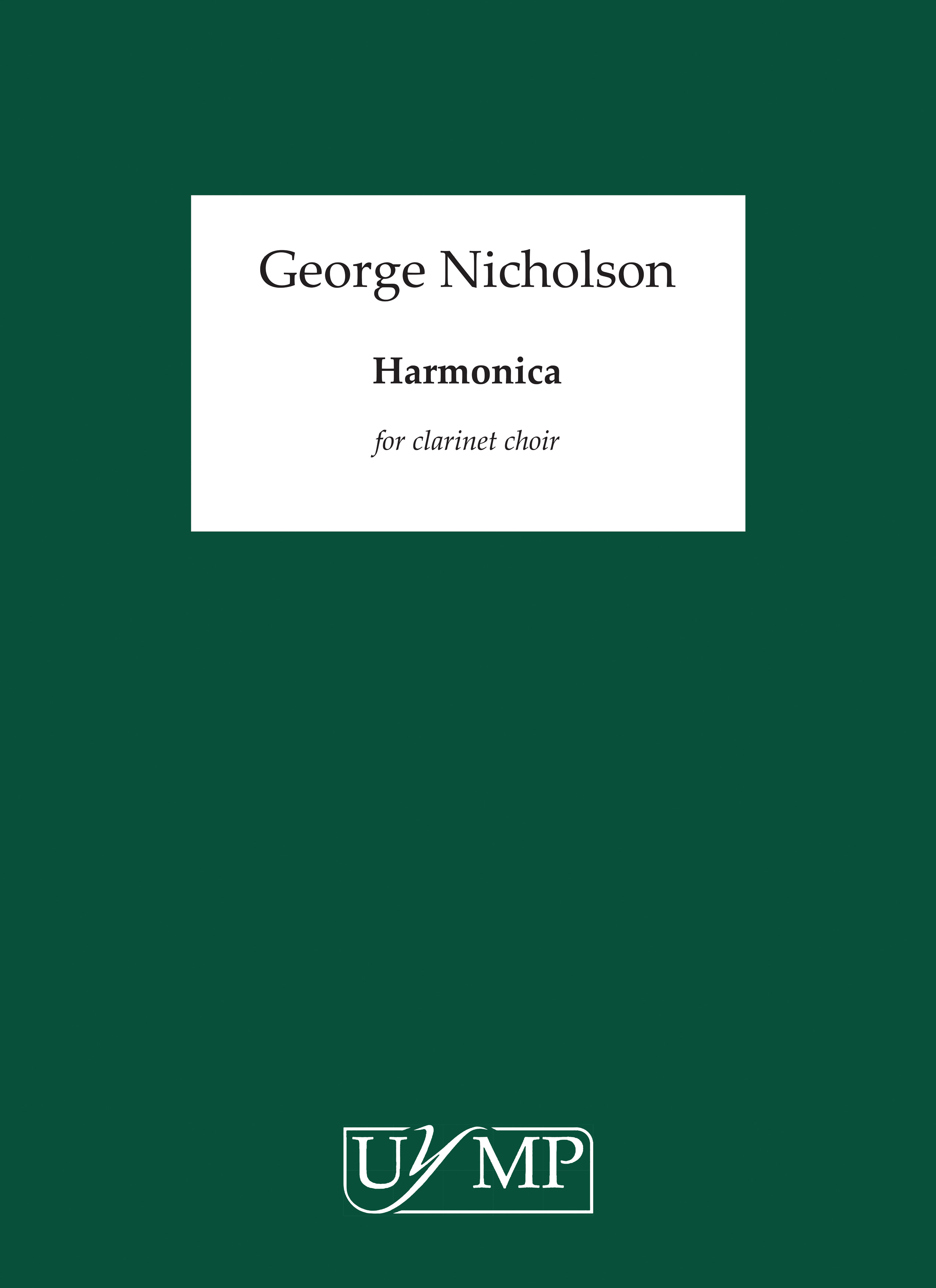 George Nicholson: Harmonica: Chamber Ensemble: Score