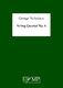 George Nicholson: String Quartet No.4: String Quartet: Score