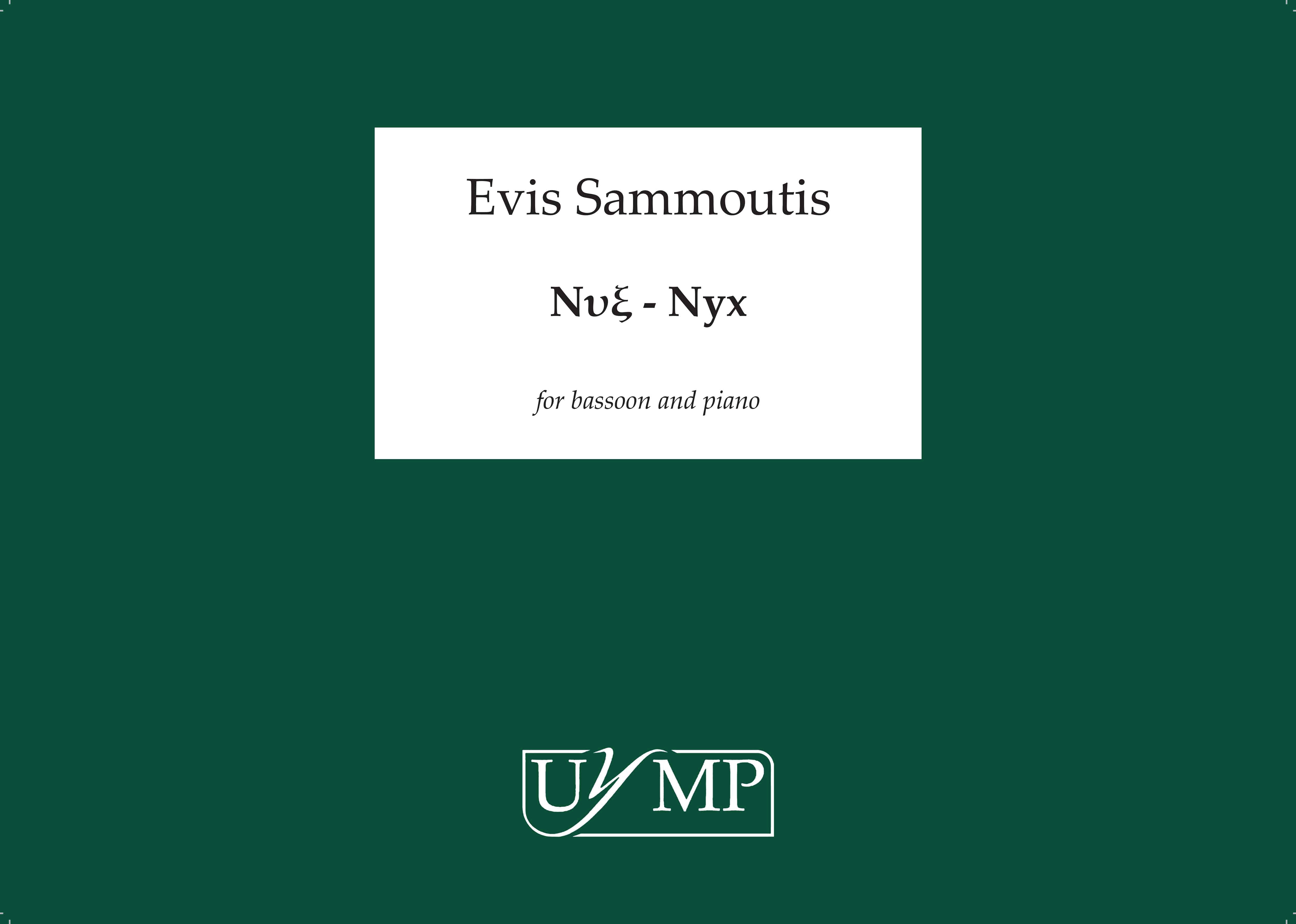 Evis Sammoutis: Nyx: Bassoon: Score