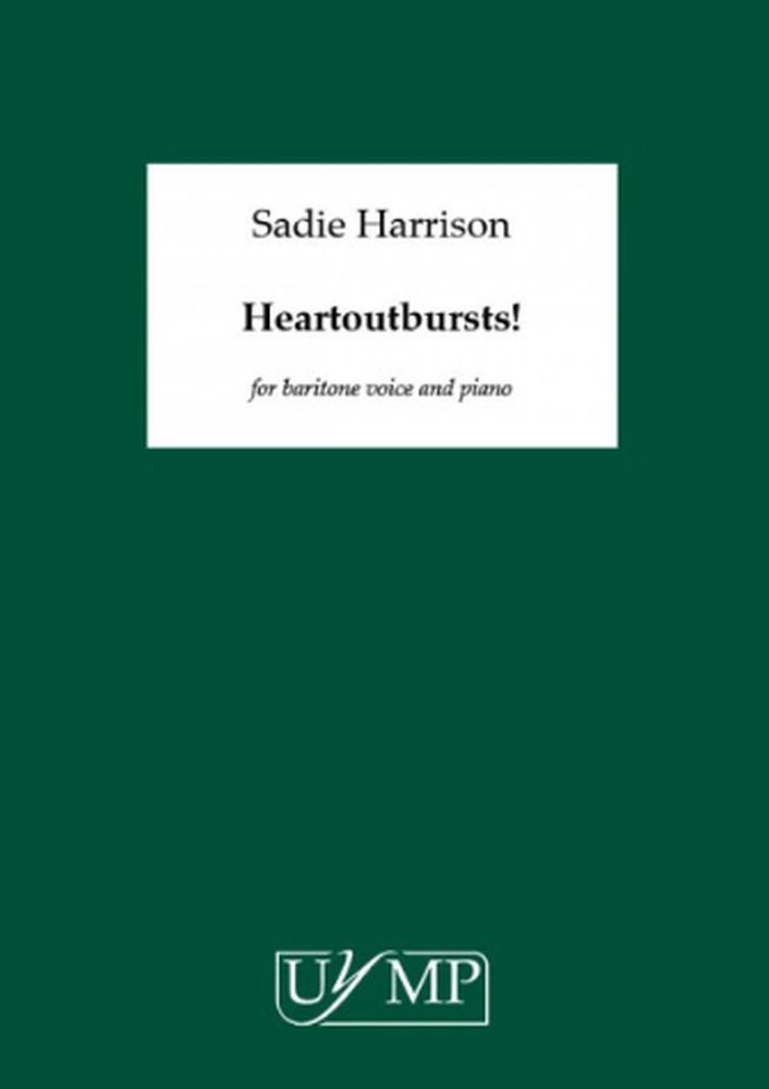 Sadie Harrison: Heartoutbursts!: Baritone Voice: Vocal Score
