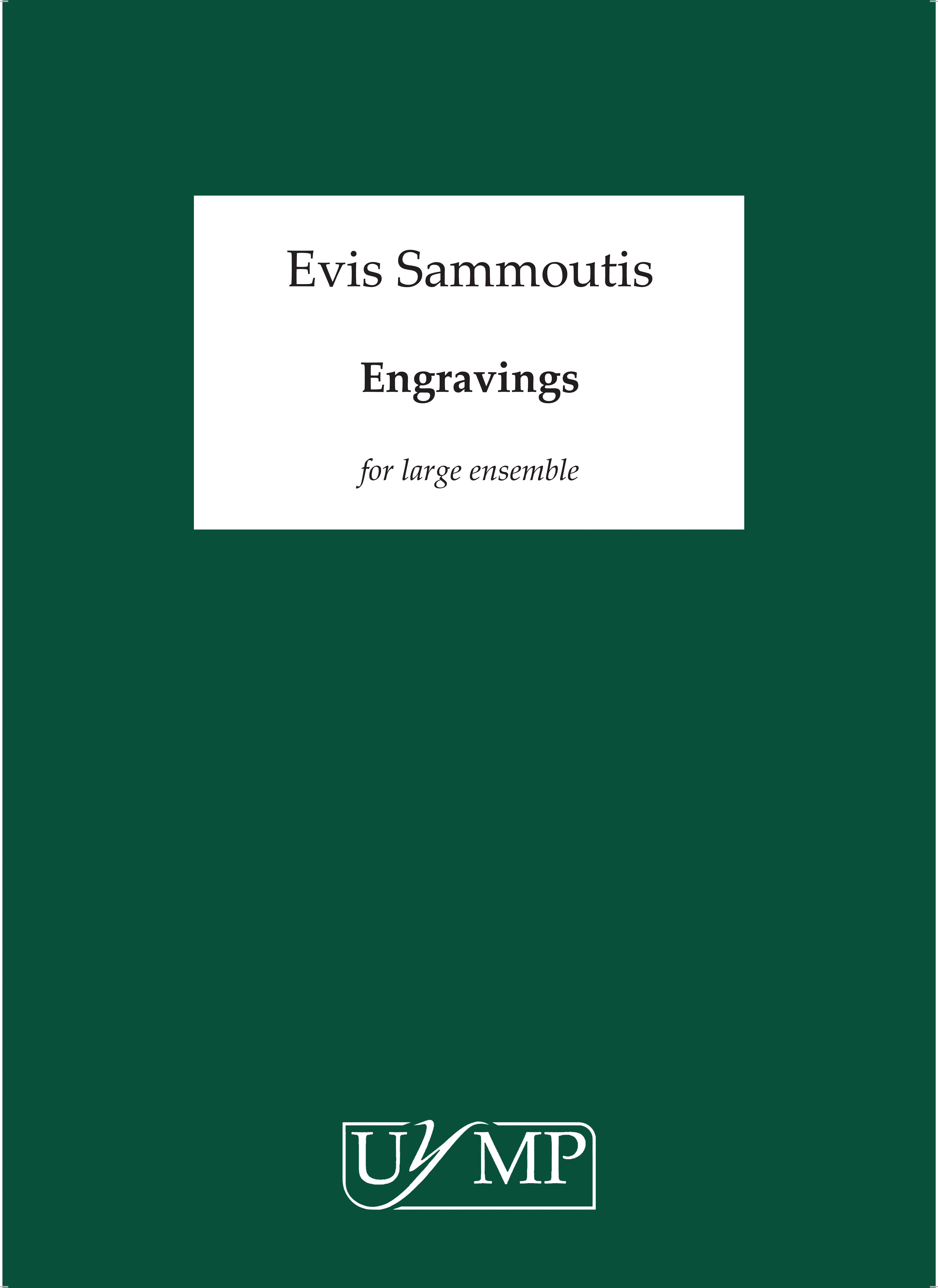 Evis Sammoutis: Engravings: Ensemble: Score