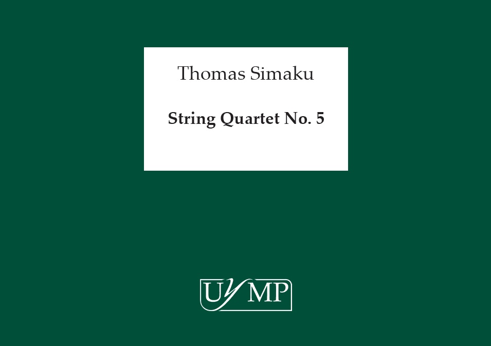 Thomas Simaku: String Quartet No.5: String Quartet: Score