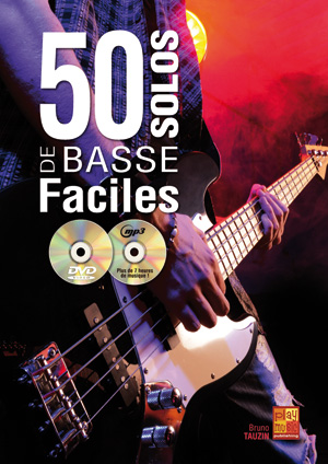 Bruno Tauzin: 50 Solos De Basse Faciles: Bass Guitar: Instrumental Tutor
