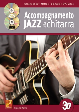Marino Giacomo Accomp Jazz Ch In 3D Gtr BK/CD/Dvd