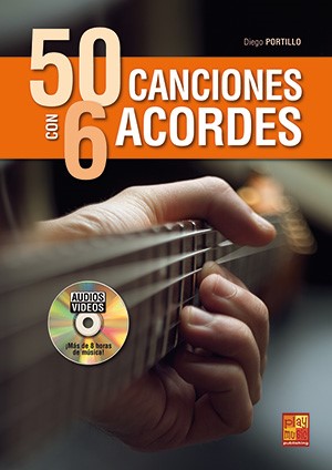 Diego Portillo: 50 Canciones Con 6 Acordes: Guitar: Instrumental Tutor