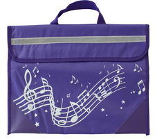 Musicwear - Wavy Stave Music Bag - Purple: Music Bag
