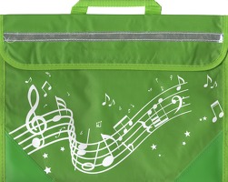 Musicwear - Wavy Stave Music Bag - Green: Music Bag