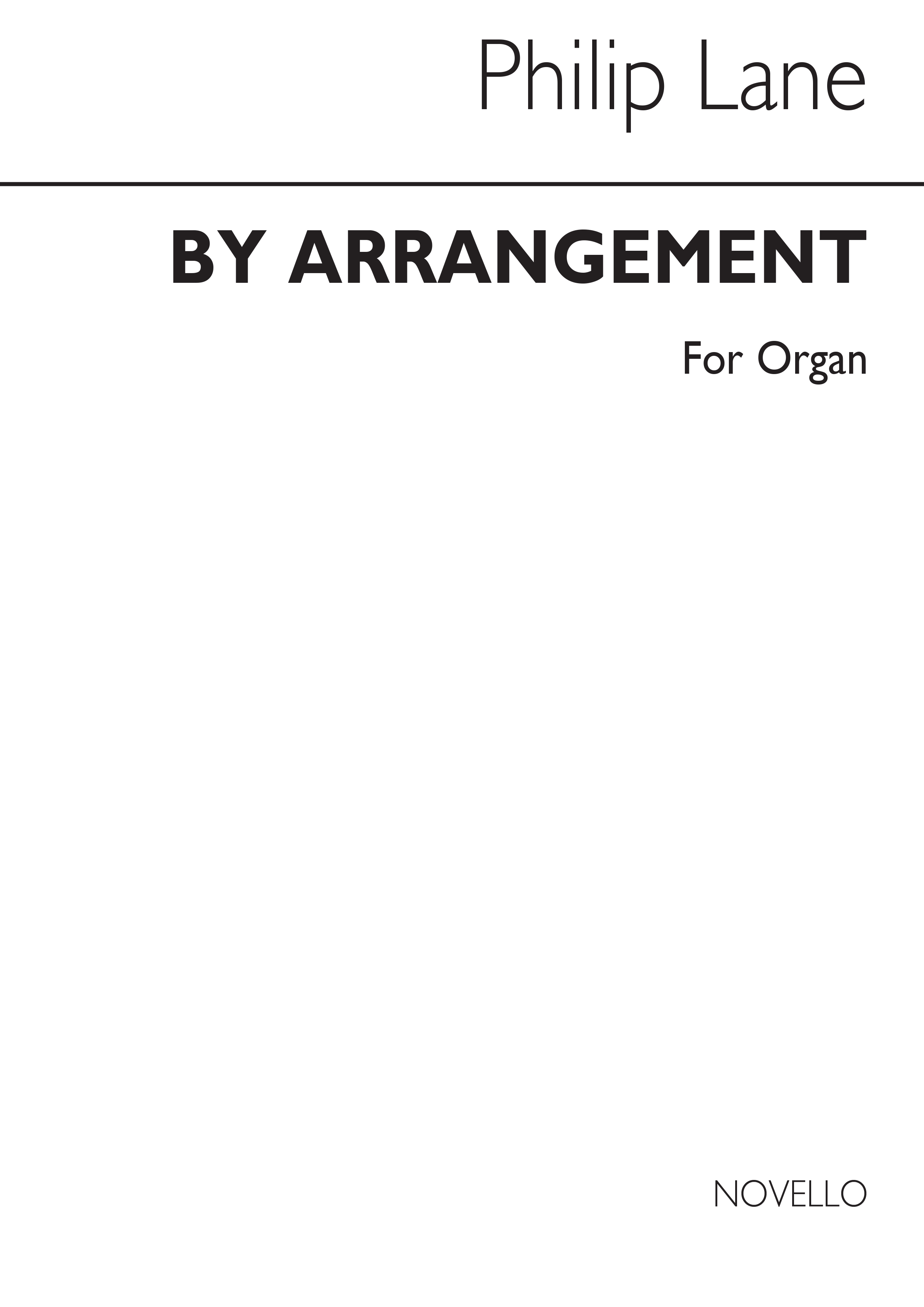 By Arrangement: Organ: Instrumental Work