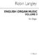 English Organ Music Volume Nine: Organ: Instrumental Album