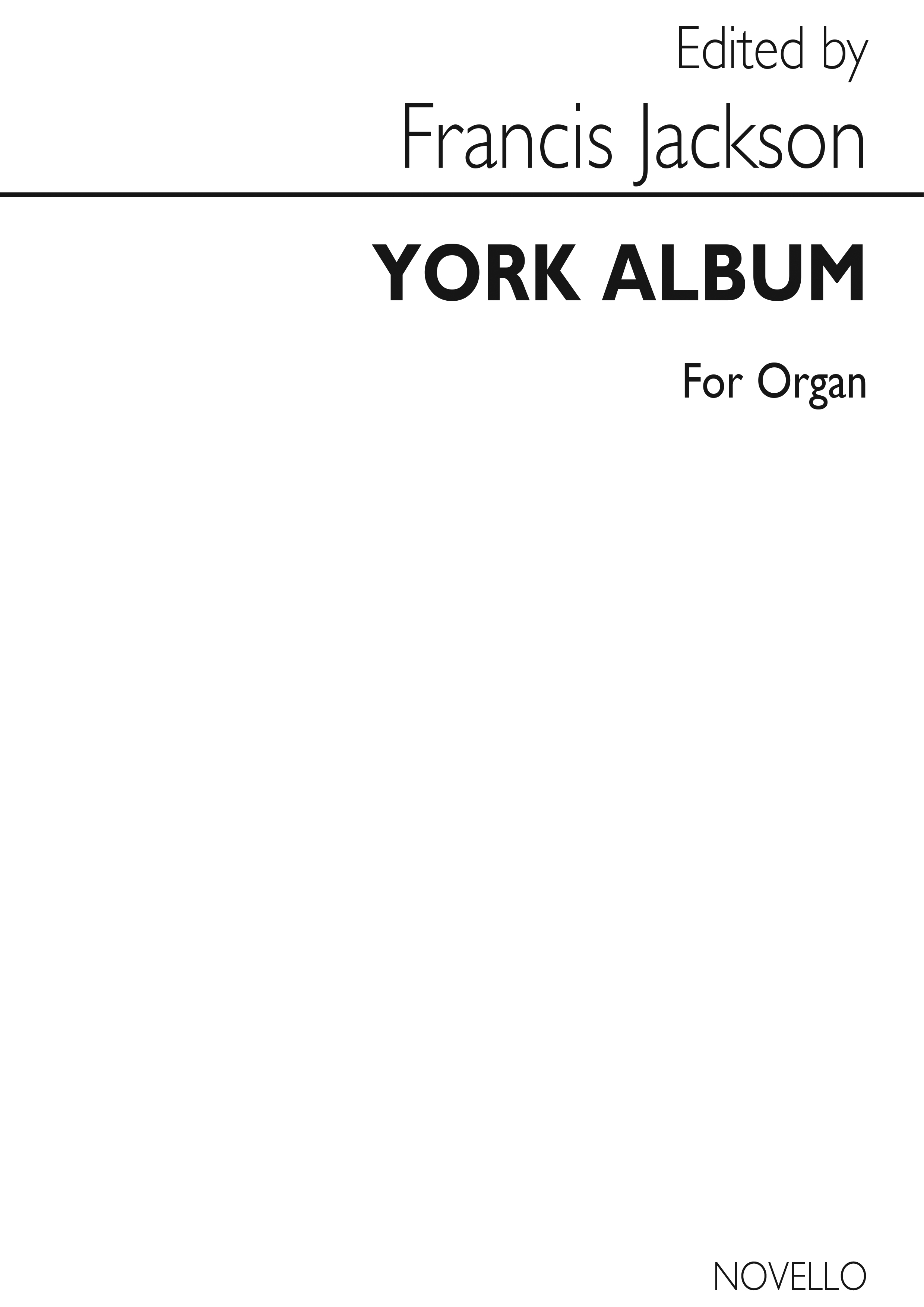 Francis Jackson: The York Organ Album: Organ: Instrumental Album