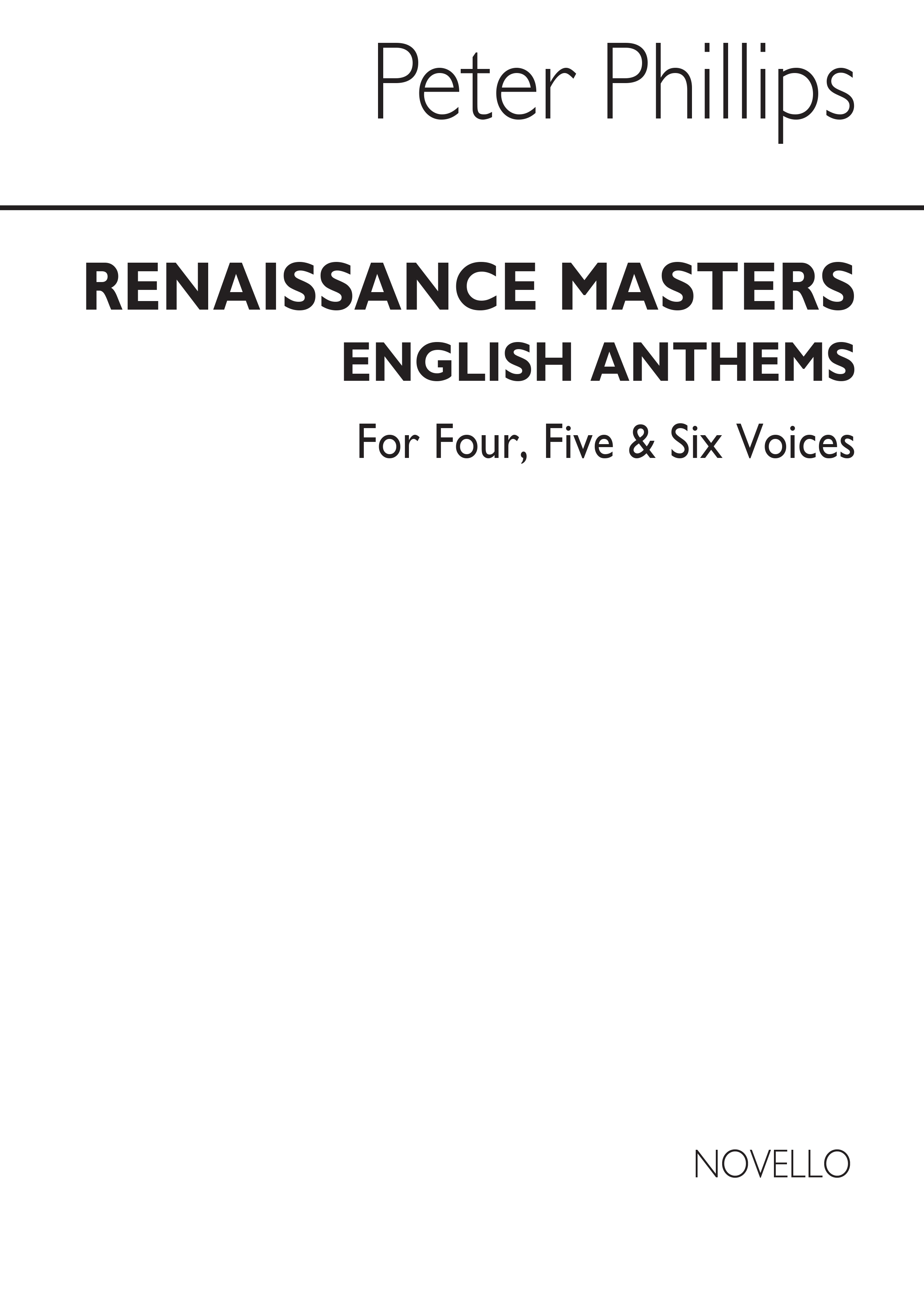 Thomas Weelkes: English Anthems: SATB: Vocal Score