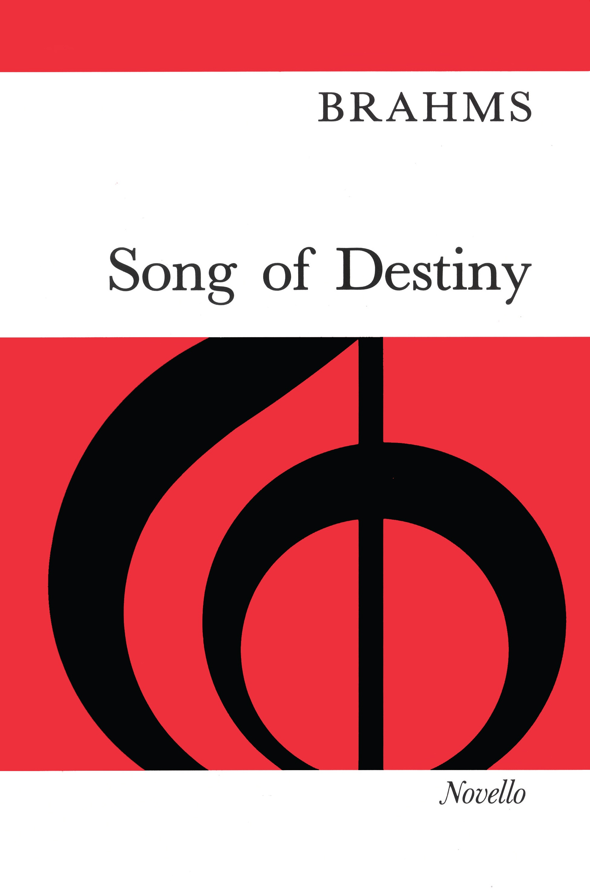 Johannes Brahms: Song Of Destiny: SATB: Vocal Work