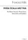 Francisco Valls: Missa Scala Aretina: SATB: Vocal Score
