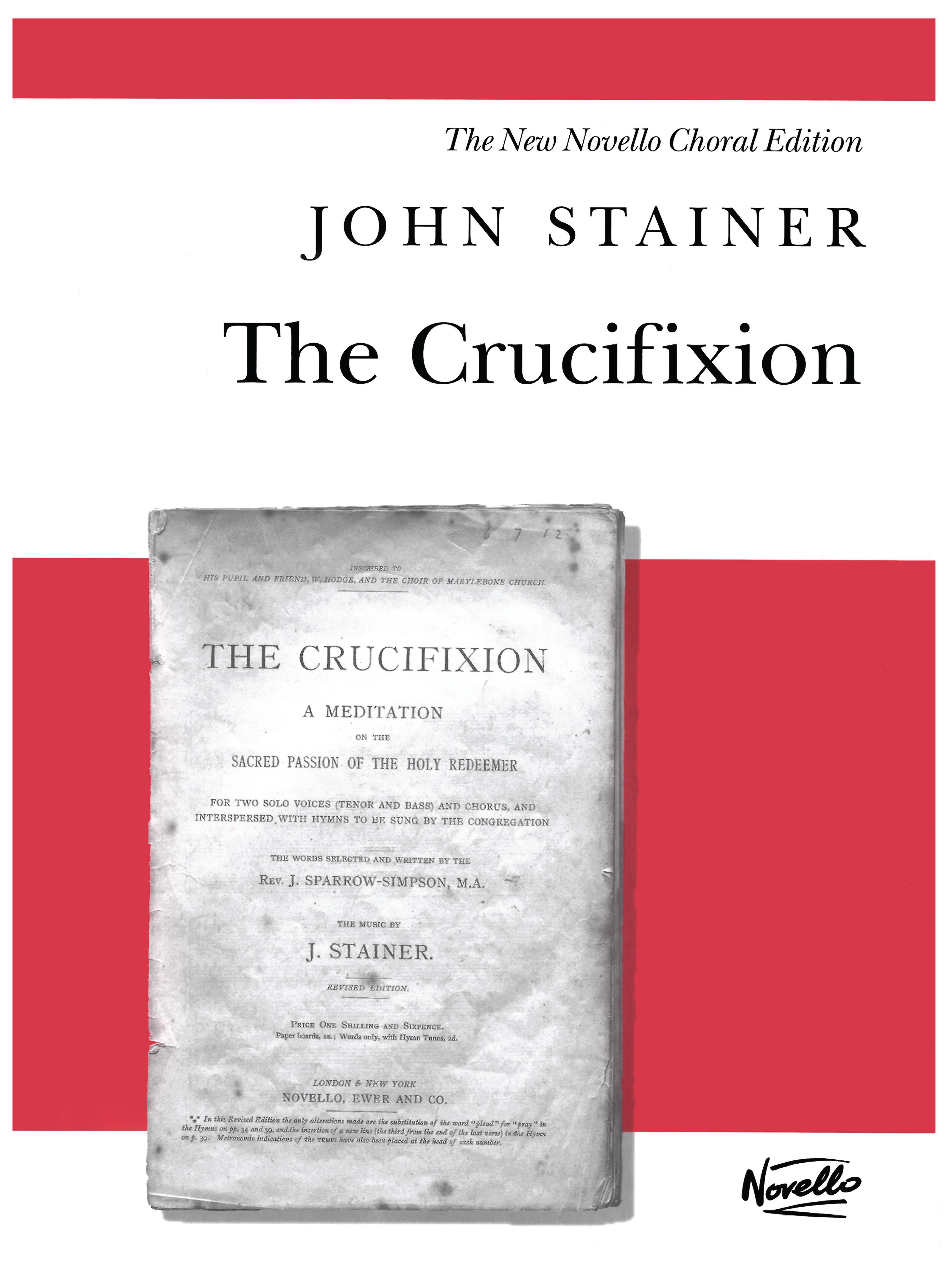 Sir John Stainer: The Crucifixion (Large Print): SATB: Vocal Score