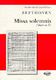 Ludwig van Beethoven: Missa Solemnis: SATB: Vocal Score