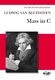Ludwig van Beethoven: Mass in C: SATB: Vocal Score