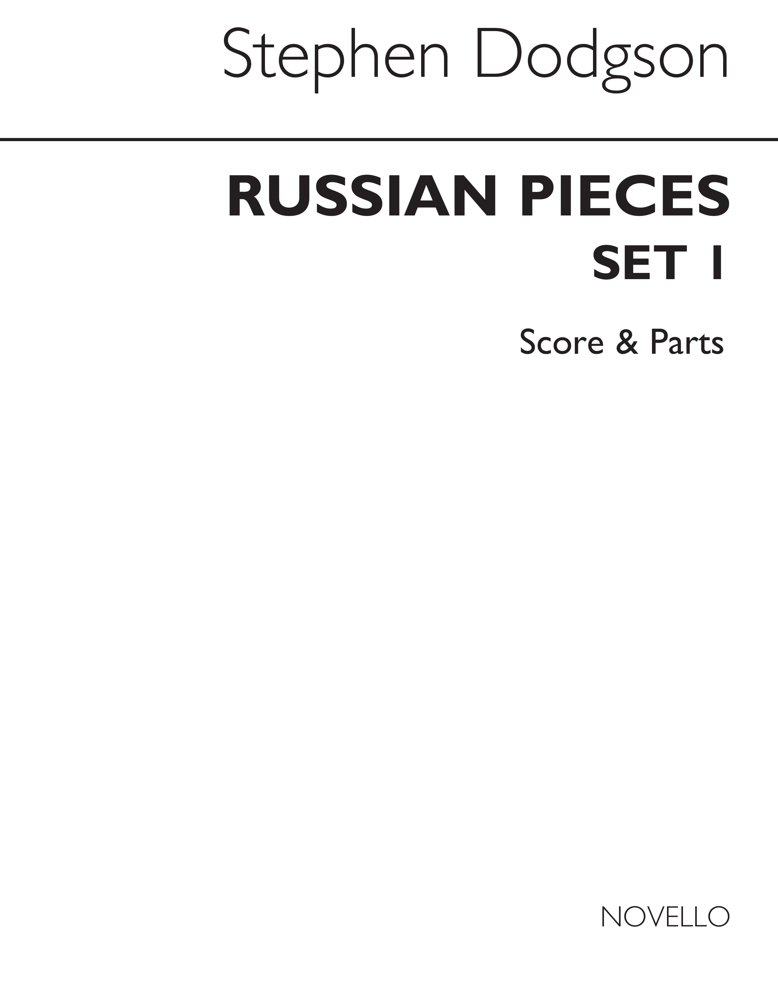 Stephen Dodgson: Russian Pieces Set 1: Orchestra: Instrumental Work