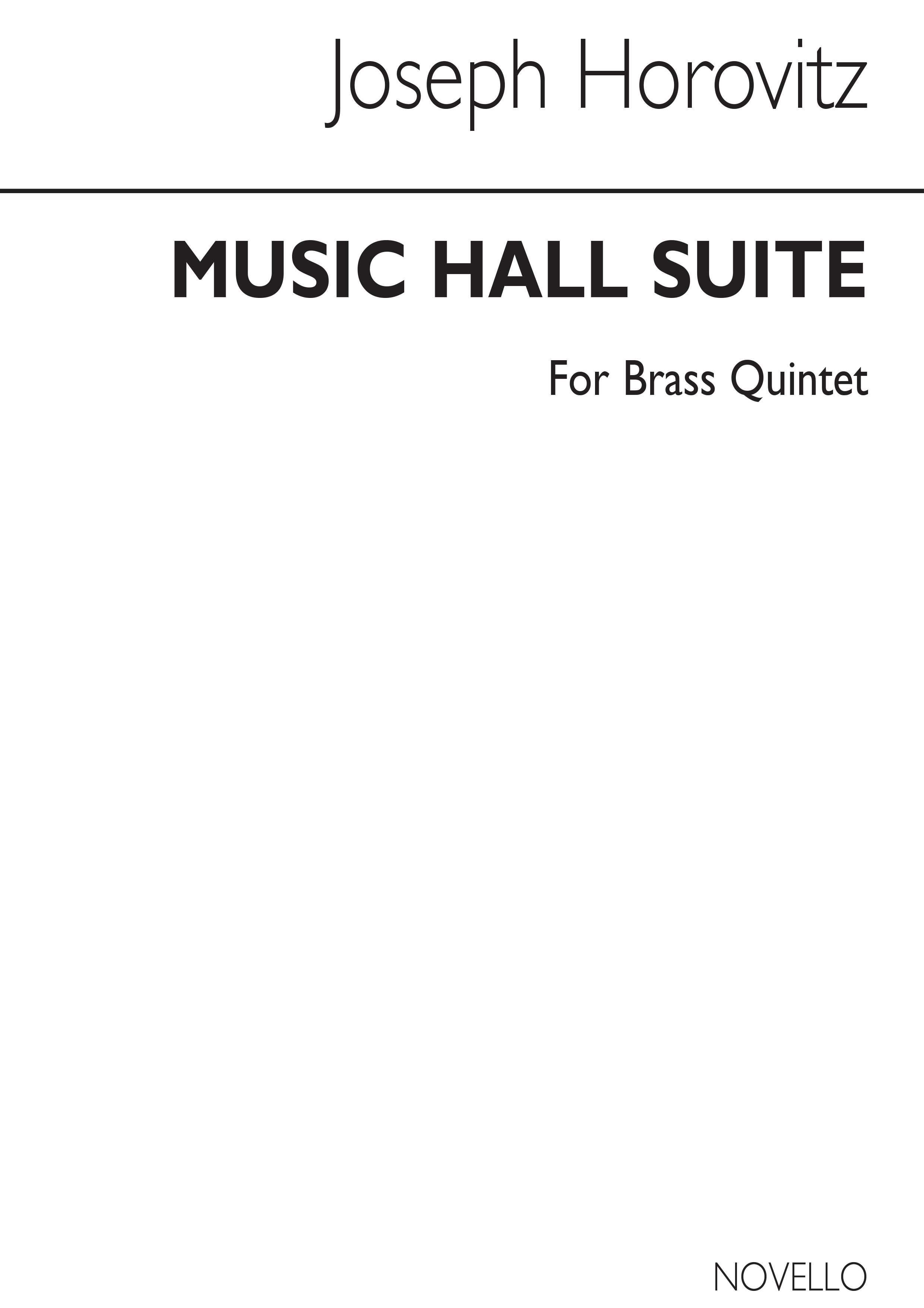 Joseph Horovitz: Music Hall Suite: Brass Ensemble: Parts