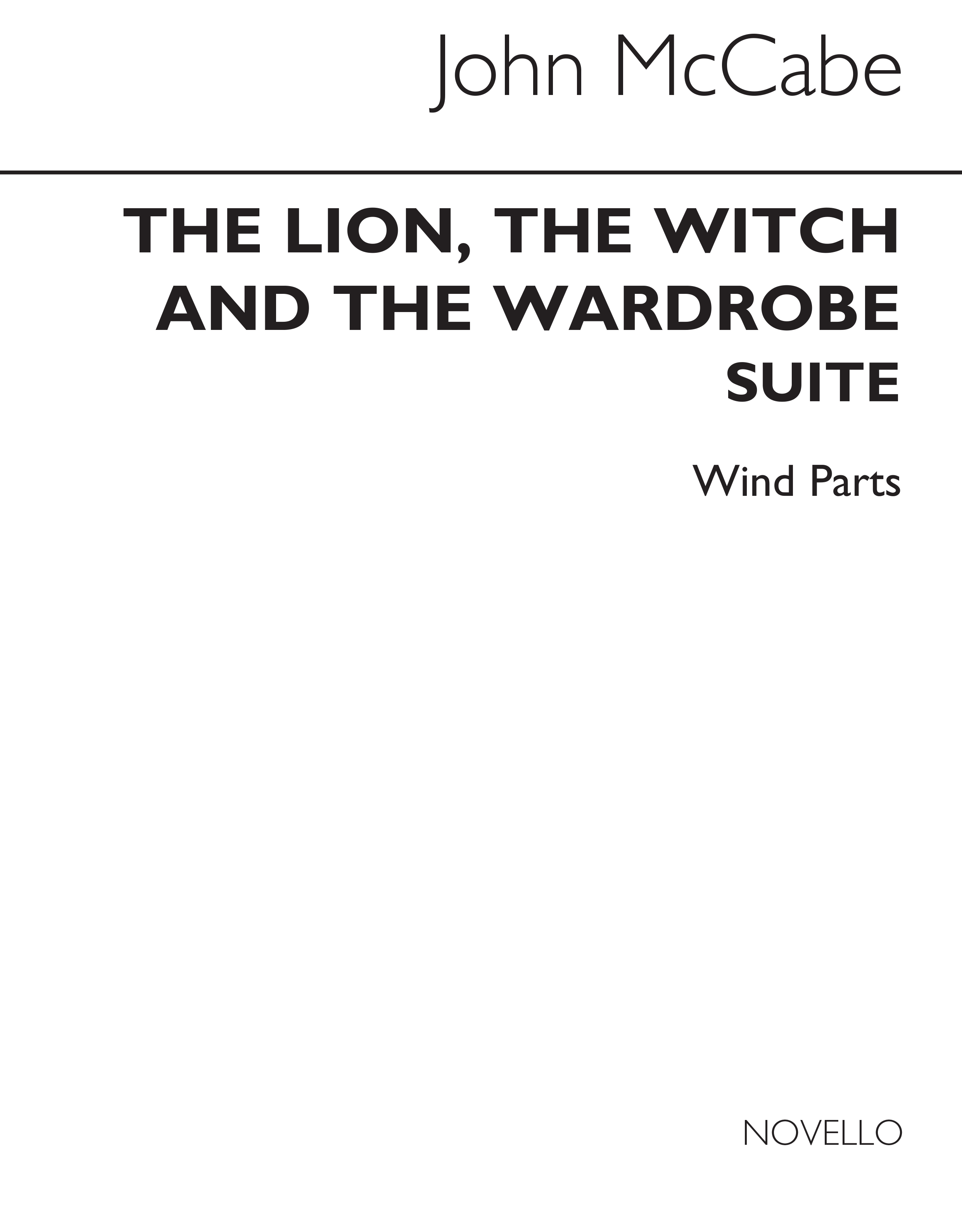 Suite From 'The Lion  The Witch And The Wardrobe': Wind Ensemble: Parts