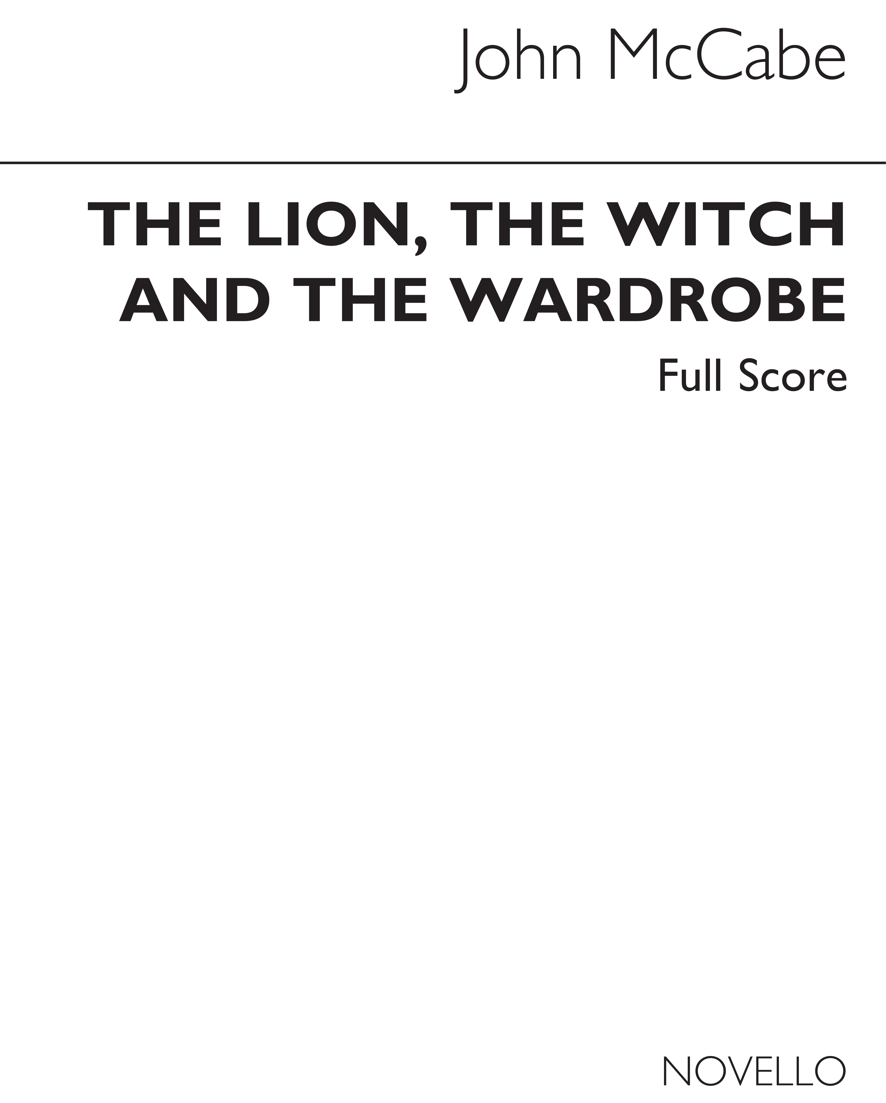 John McCabe: Suite From 'The Lion The Witch & The Wardrobe': Orchestra: