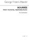 Georg Friedrich Händel: Bourree From The Fireworks Music (Db): Double Bass: Part