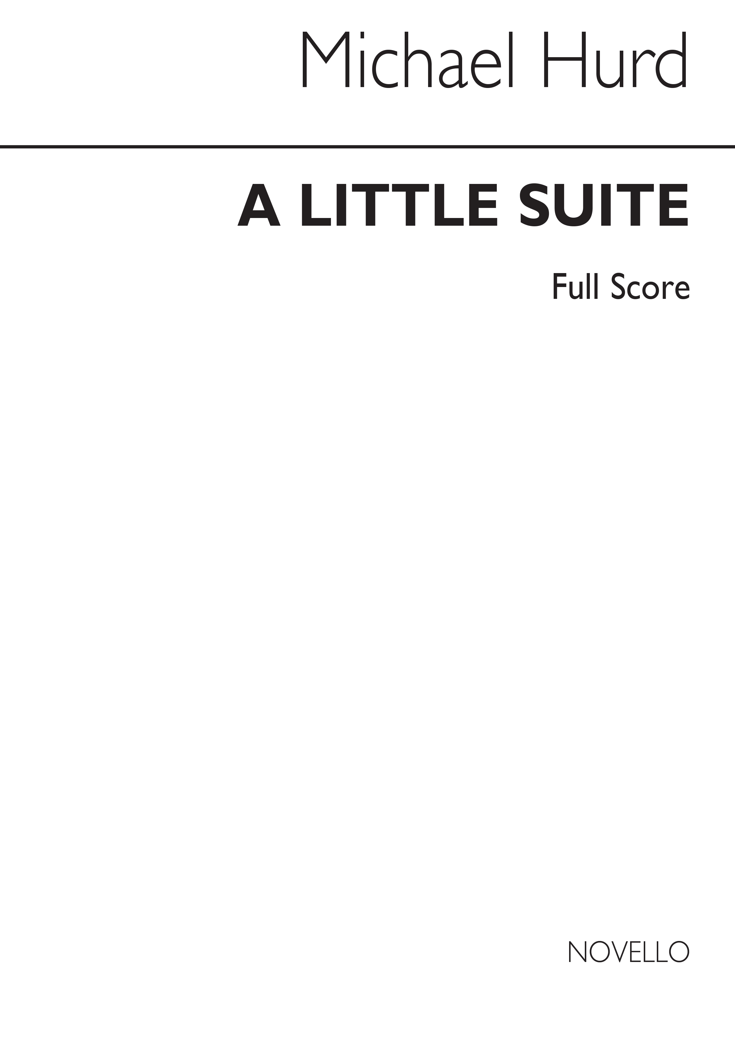 Michael Hurd: Little Suite: String Ensemble: Score