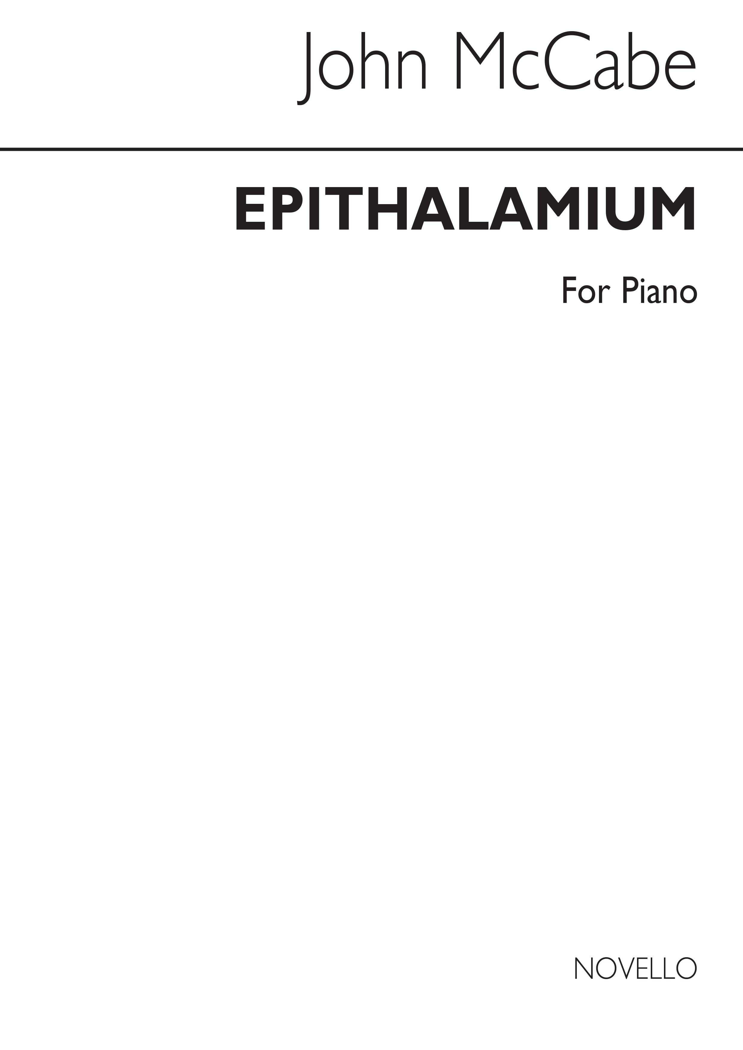 John McCabe: Epithalamium (Homage to Mussorgsky - Study No.11): Piano