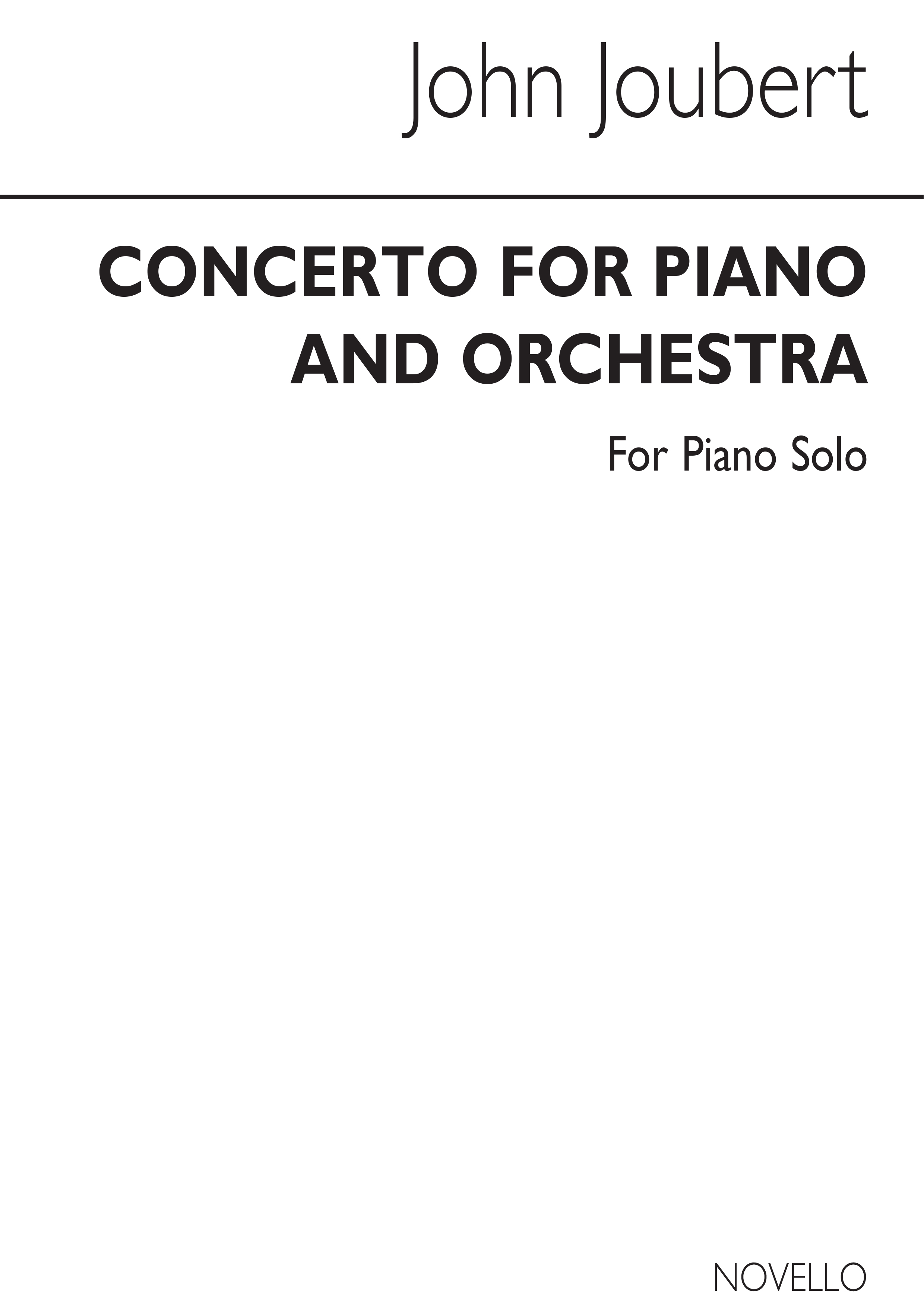 John Joubert: Concerto (with Piano Reduction): Piano Duet: Instrumental Work