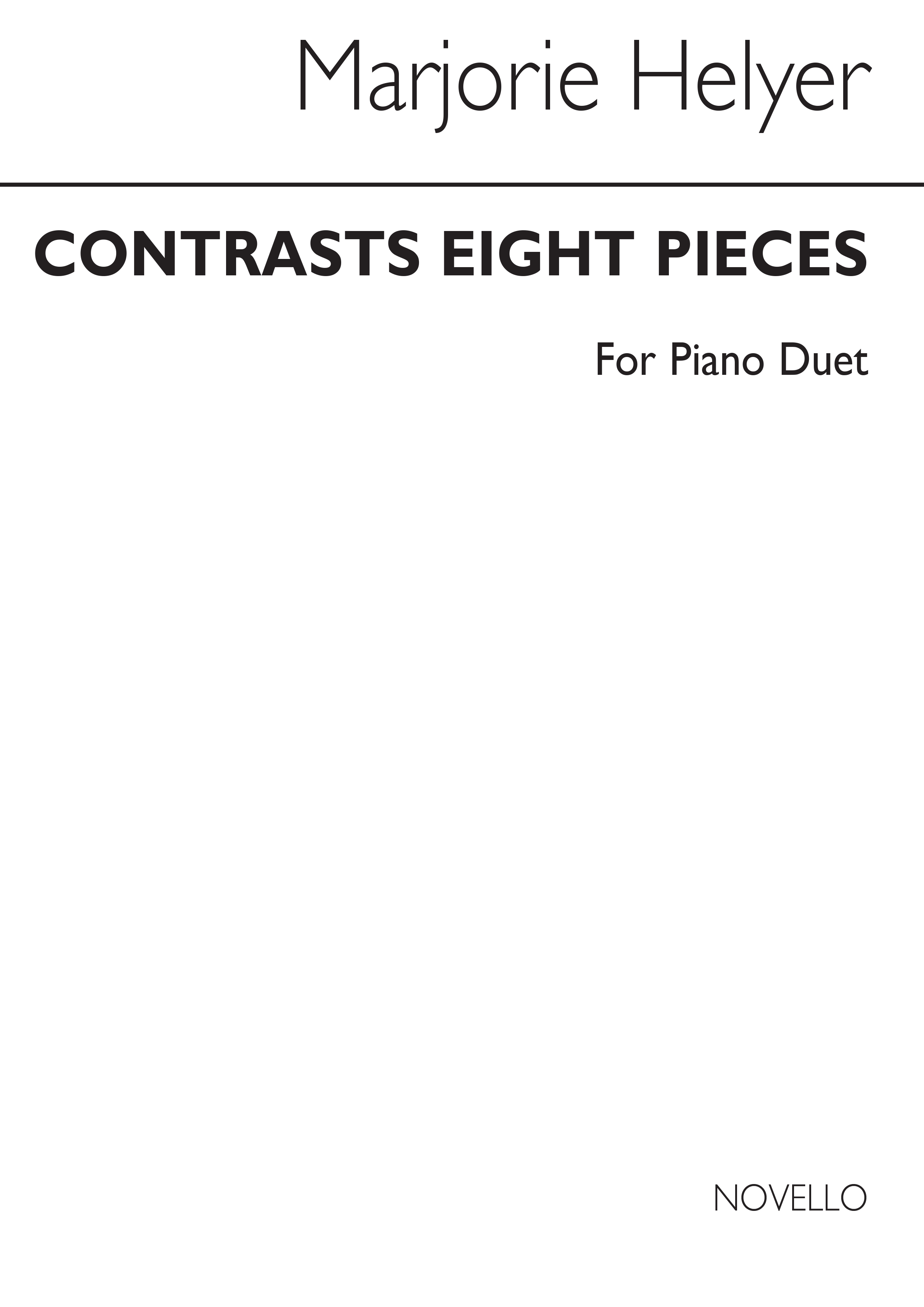 Marjorie Heller: Contrasts: Piano Duet: Instrumental Album