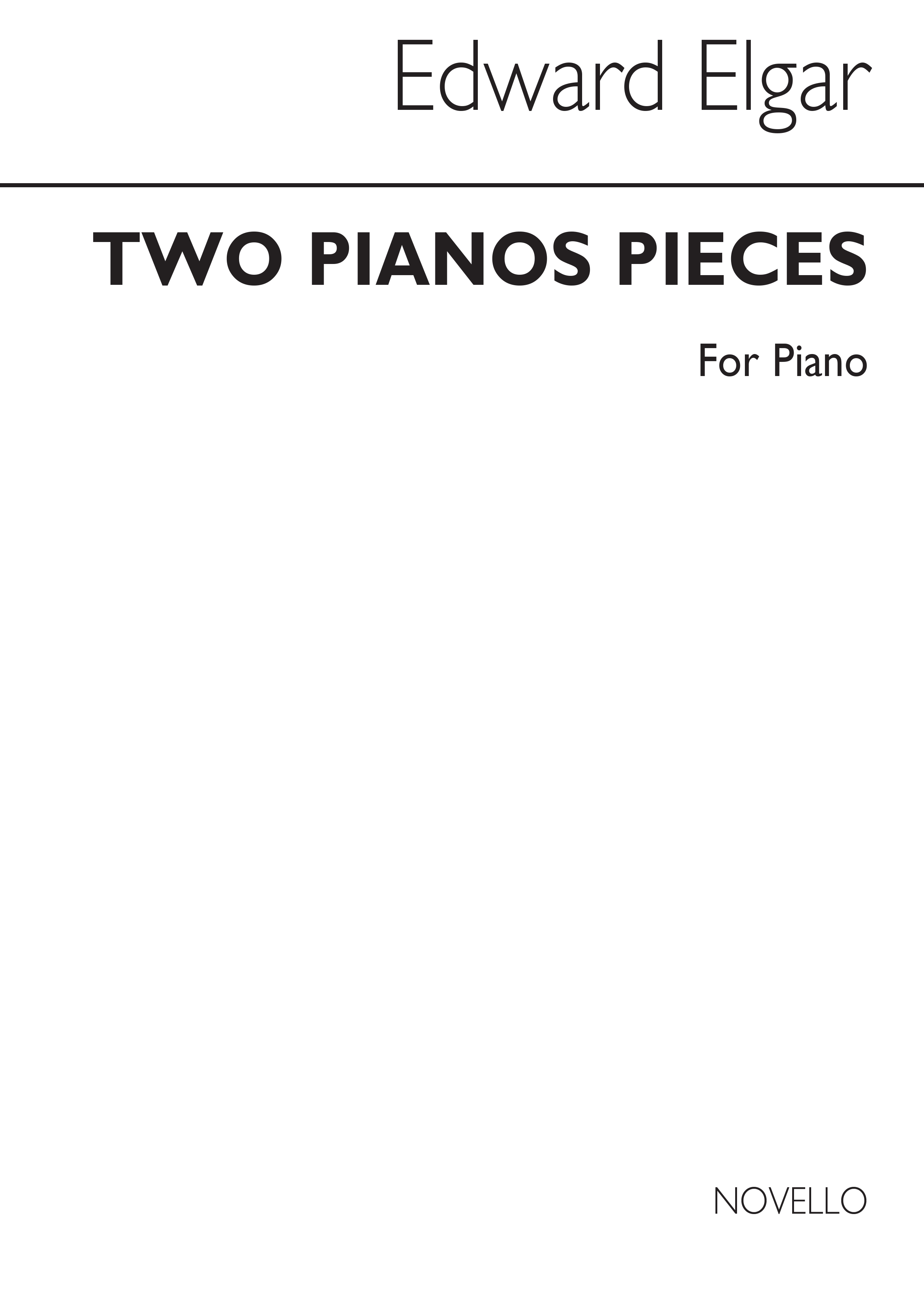 Edward Elgar: Two Piano Pieces: Piano: Instrumental Album